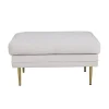 Hockers En Voetenbanken-Svea - Tess hocker - rib - beige