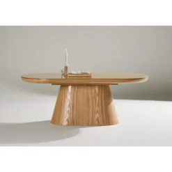 Svea - Violetta ovale salontafel - 60 x 120 cm - naturel