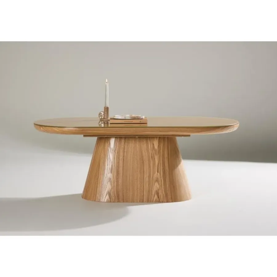 Svea - Violetta ovale salontafel - 60 x 120 cm - naturel