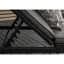 Ligbedden-Svea - Yuri ligbed - wicker - zwart