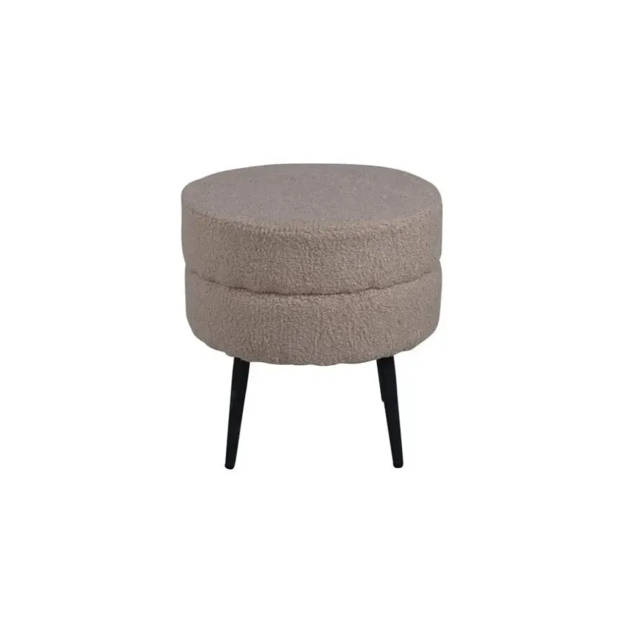 Svea - Zane hocker - teddy - beige