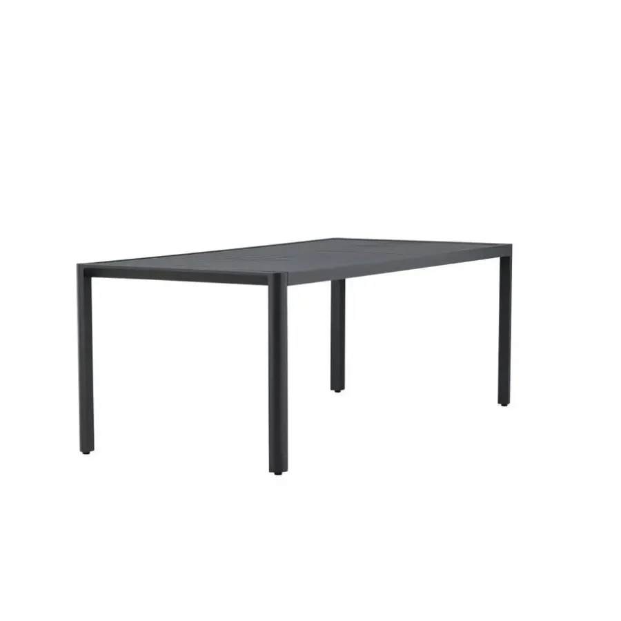 Tuintafels-Svea - Zoe eettafel - 200 x 90 x 72 cm - zwart