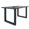 Tafelbladen-Dimehouse Tafelblad Lenzo zwart 190x100 cm - Melamine - Zwart