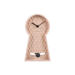Karlsson Tafelklok Pendulum - Roze - 25x14x25cm