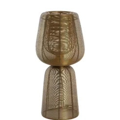 Light & Living Tafellamp Aboso - Brons - Ø24cm