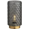 Tafellampen-Leen Bakker Tafellamp Cordoba LED - grijs - 20xØ10,5 cm