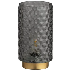 Tafellampen-Leen Bakker Tafellamp Cordoba LED - grijs - 20xØ10,5 cm