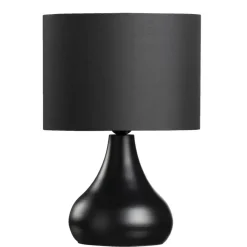 Tafellampen-Leen Bakker Tafellamp Gritt - zwart - Ø25 x 36 cm