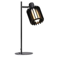 Leen Bakker Tafellamp Janet - zwart - 45 x 11 cm