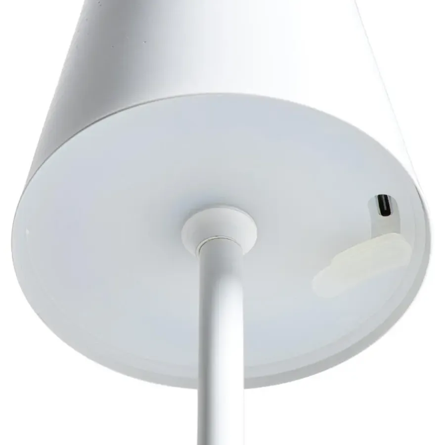 Tafellampen-Leen Bakker Tafellamp Lev wit USB LED
