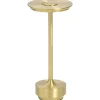 Tafellampen-Leen Bakker Tafellamp Lux goudkleur USB LED - 27,5x13x13 cm
