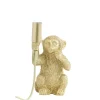 Light & Living Tafellamp Monkey - Goud - 13x12,5x23,5cm