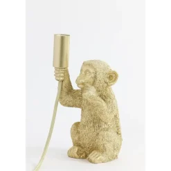Light & Living Tafellamp Monkey - Goud - 13x12,5x23,5cm