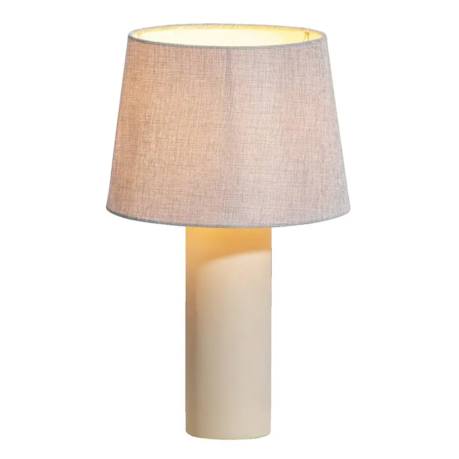 Tafellampen-Leen Bakker Tafellamp Murcia E27 - grijs beton - 51xØ31 cm