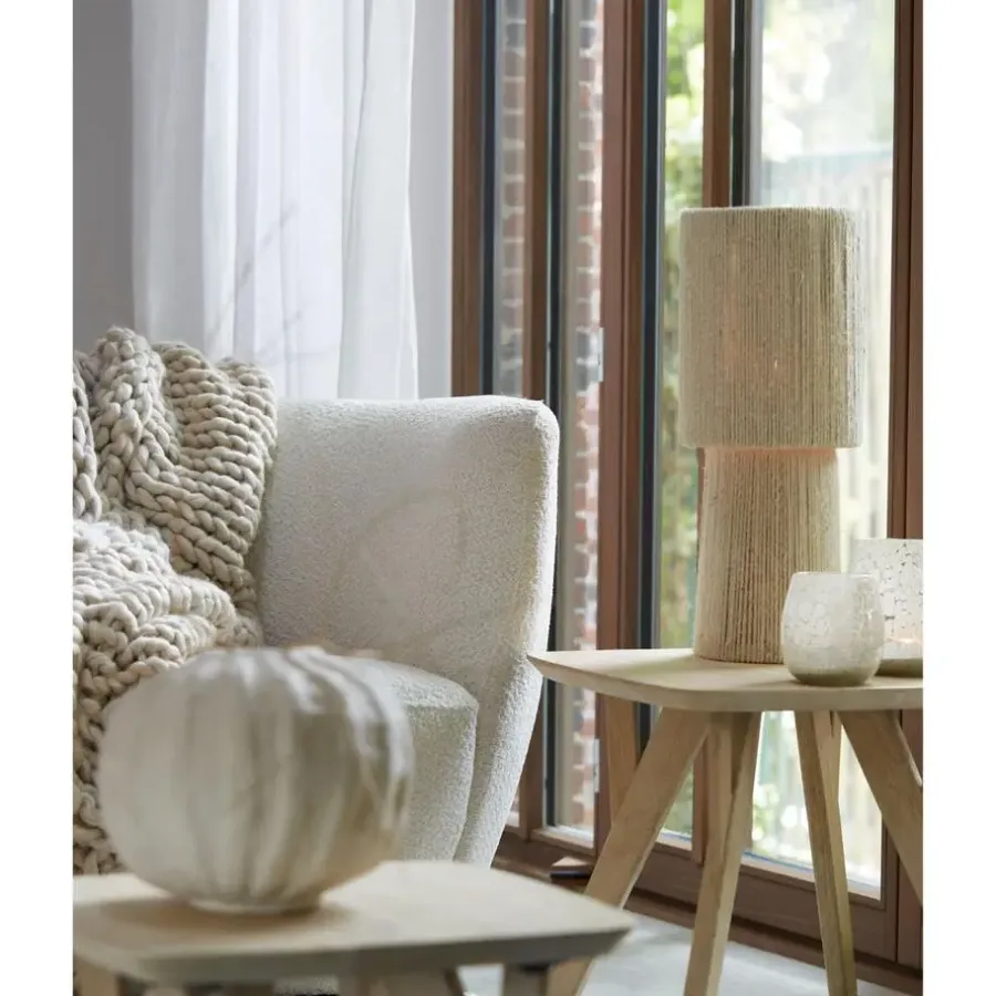 Light & Living Tafellamp Pitino - Bruin - 21.5x21.5x54.5cm