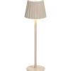 Leen Bakker Tafellamp Scotti beige USB LED