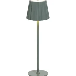 Leen Bakker Tafellamp Scotti groen USB LED