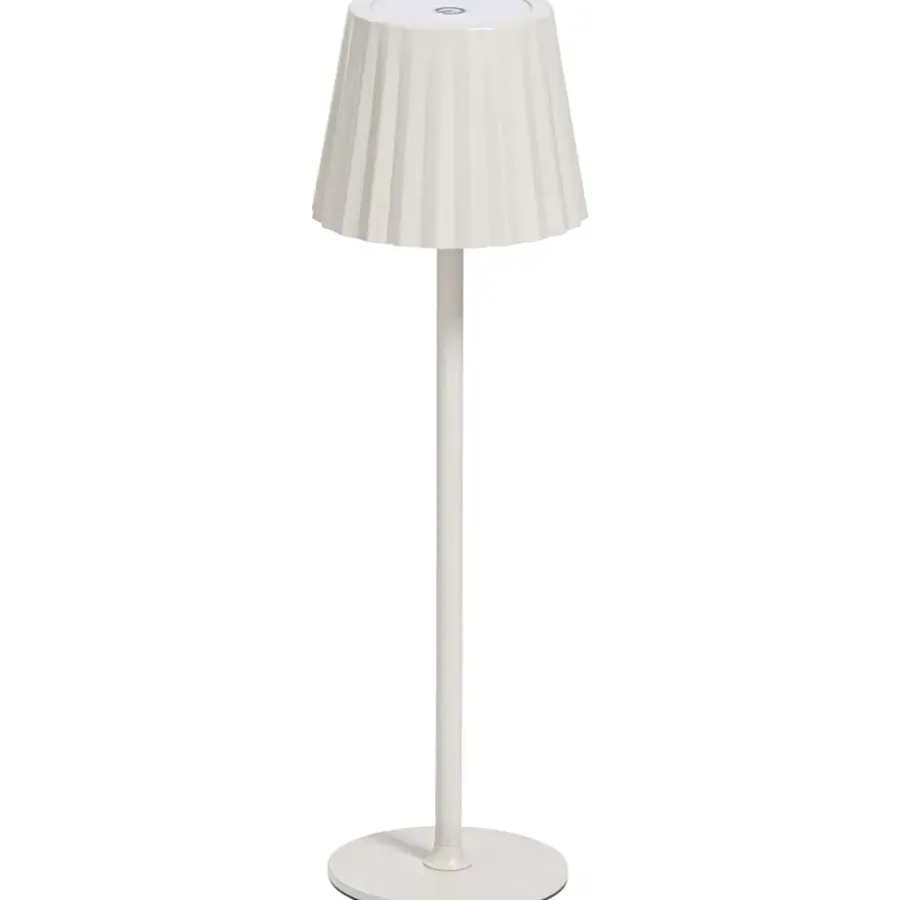 Leen Bakker Tafellamp Scotti offwhite USB LED