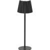 Tafellampen-Leen Bakker Tafellamp Scotti zwart USB LED