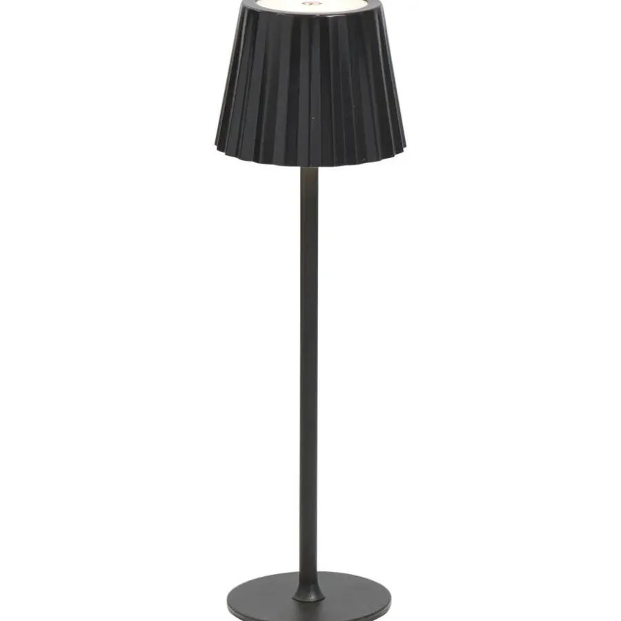 Tafellampen-Leen Bakker Tafellamp Scotti zwart USB LED