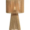 Leen Bakker Tafellamp Senne - naturel papier - E14 - 40xØ22 cm