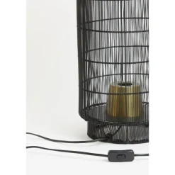 Light & Living Tafellamp/Lantaarn GRUARO - Draad Zwart-Antiek-Brons