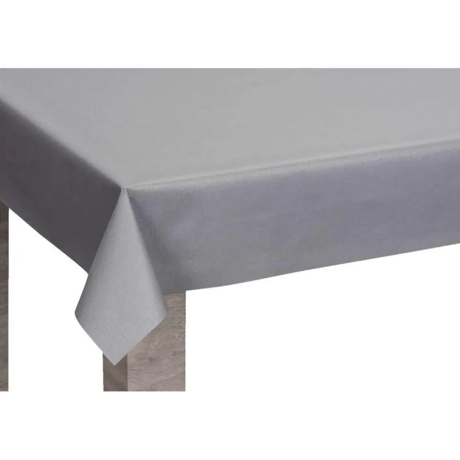 Tafelzeilen-Leen Bakker Tafelzeil Guus - linnenlook grijs - 140 cm