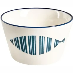 Serviessets-Leen Bakker TAMARIND - 16-delige serviesset - Wit/Blauw - Porselein