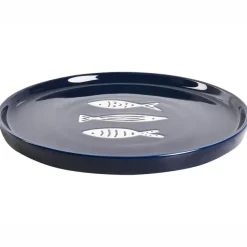 Serviessets-Leen Bakker TAMARIND - 16-delige serviesset - Wit/Blauw - Porselein