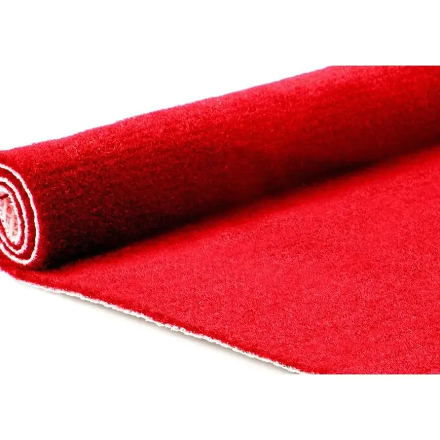 Tapijt-IVOL Tapijt loper Dakar - Breedte 200 cm - 5 mm dik - Rood