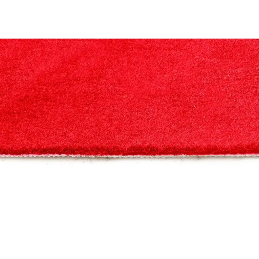 Tapijt-IVOL Tapijt loper Dakar - Breedte 200 cm - 5 mm dik - Rood