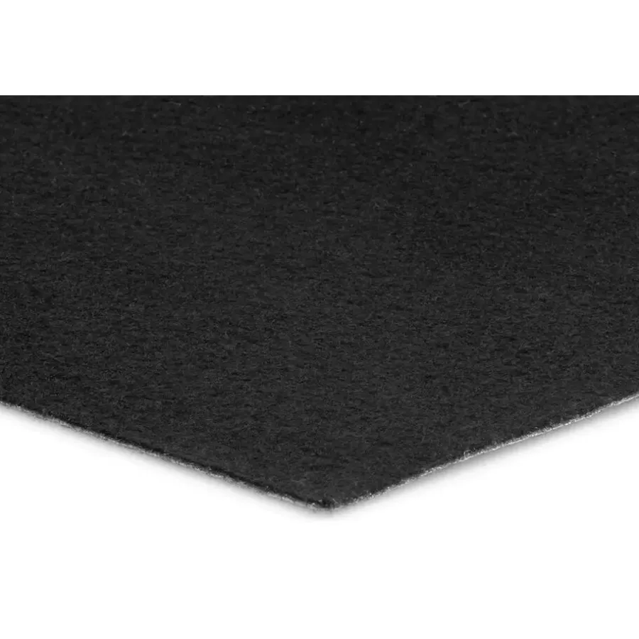 Tapijt-IVOL Tapijt loper Torrance - Breedte 100 cm - 2 mm dik - Zwart
