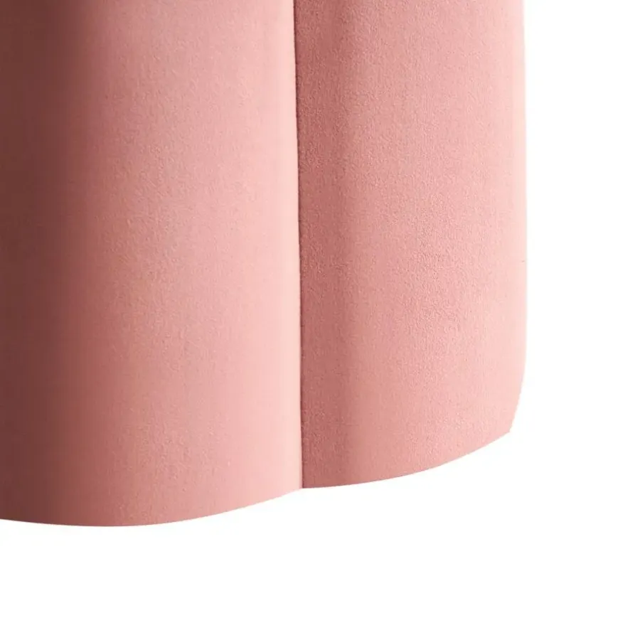 Poefen-Leen Bakker TAPPEN - Poef - Roze - Fluweel