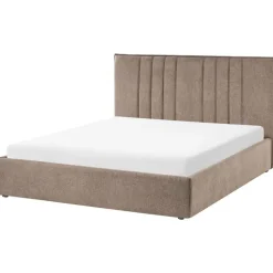 Twijfelaars-Leen Bakker TARASCON - Tweepersoonsbed - Taupe - 140 x 200 cm - Stof
