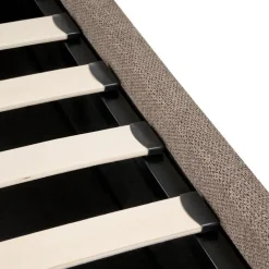 Twijfelaars-Leen Bakker TARASCON - Tweepersoonsbed - Taupe - 140 x 200 cm - Stof