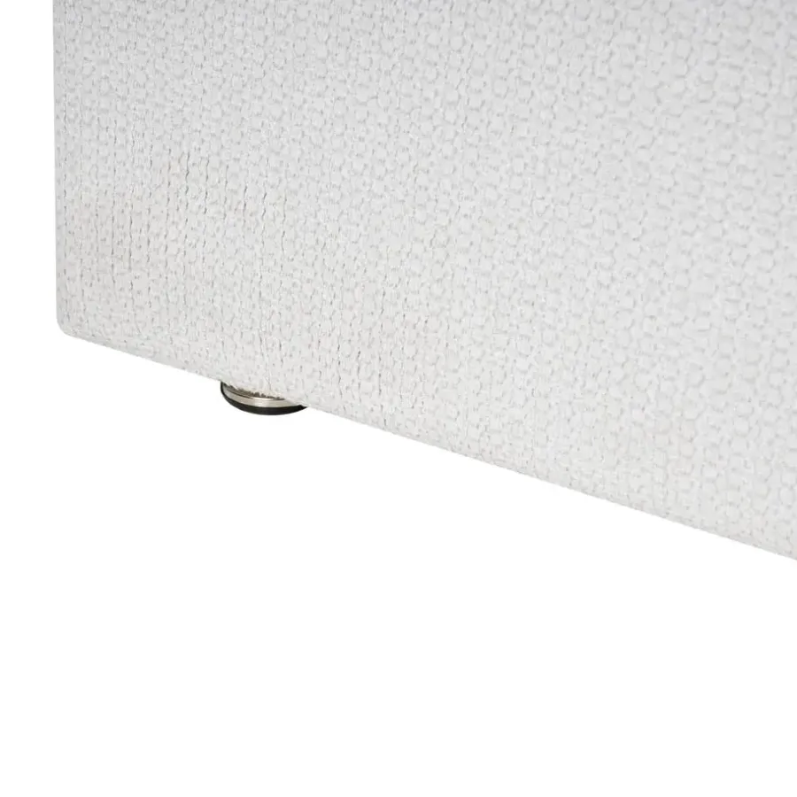 Twijfelaars-Leen Bakker TARASCON - Tweepersoonsbed - Lichtbeige - 140 x 200 cm - Stof