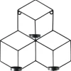 Kandelaars En Windlichten-Leen Bakker TAROUCA - Wandkandelaar - Zwart - IJzer