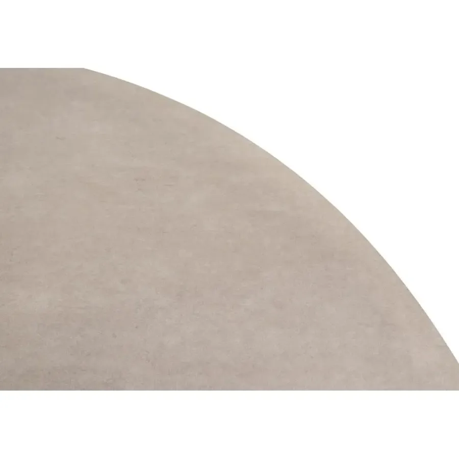 Tuintafels-4-Seasons Outdoor Taste Donato low dining tuintafel Ø160 cm. - Latte