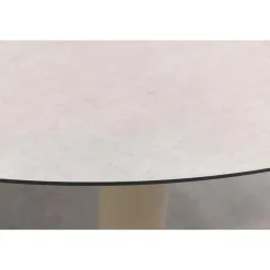 Tuintafels-4-Seasons Outdoor Taste Donato low dining tuintafel Ø160 cm. - Latte