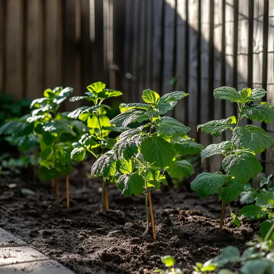 Plant in a Box Taybessenplant - Set van 3 - Rubus 'Tayberry' - Hoogte 25-40cm - ⌀9cm