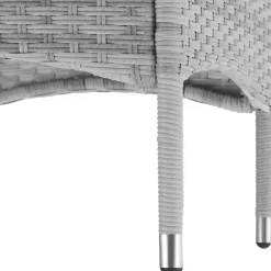 Bistro- & Balkonsets-tectake - balkonset Luzern - wicker - lichtgrijs - 403702