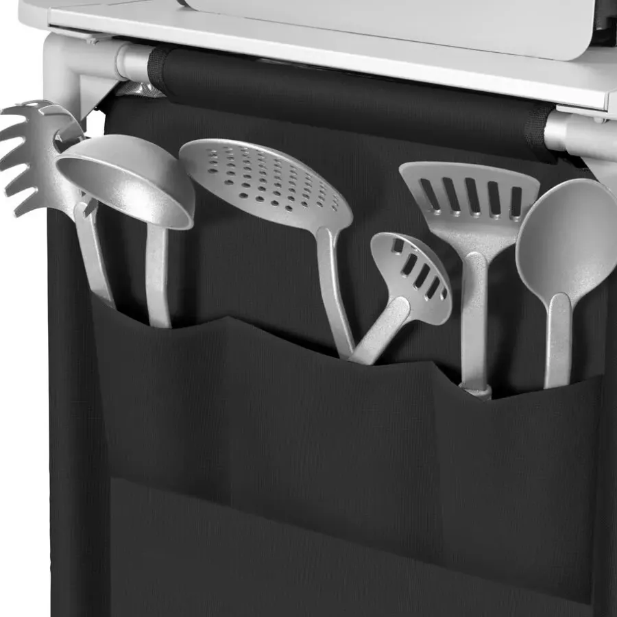 Barbecues En Accessoires-tectake - Campingkeuken 116x52x107cm, Zwart