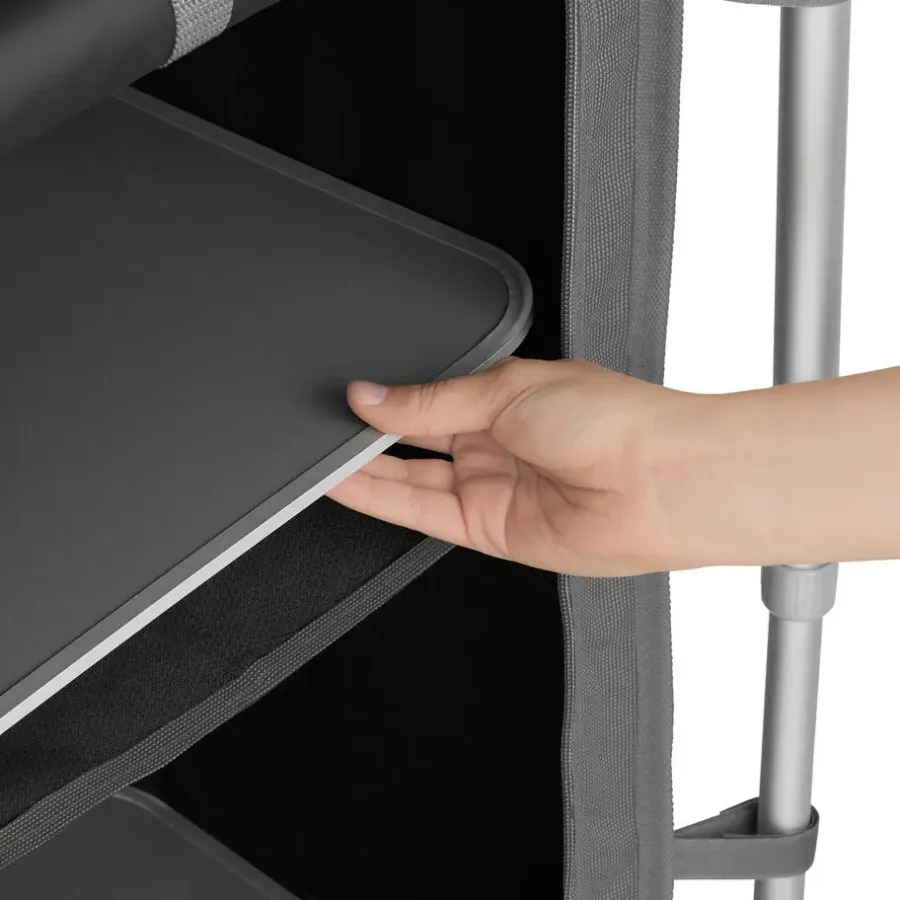 tectake - Campingkeuken 172x52x104cm, Grijs