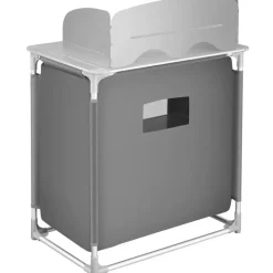 Barbecues En Accessoires-tectake - Campingkeuken 76x53,5x107cm, Grijs