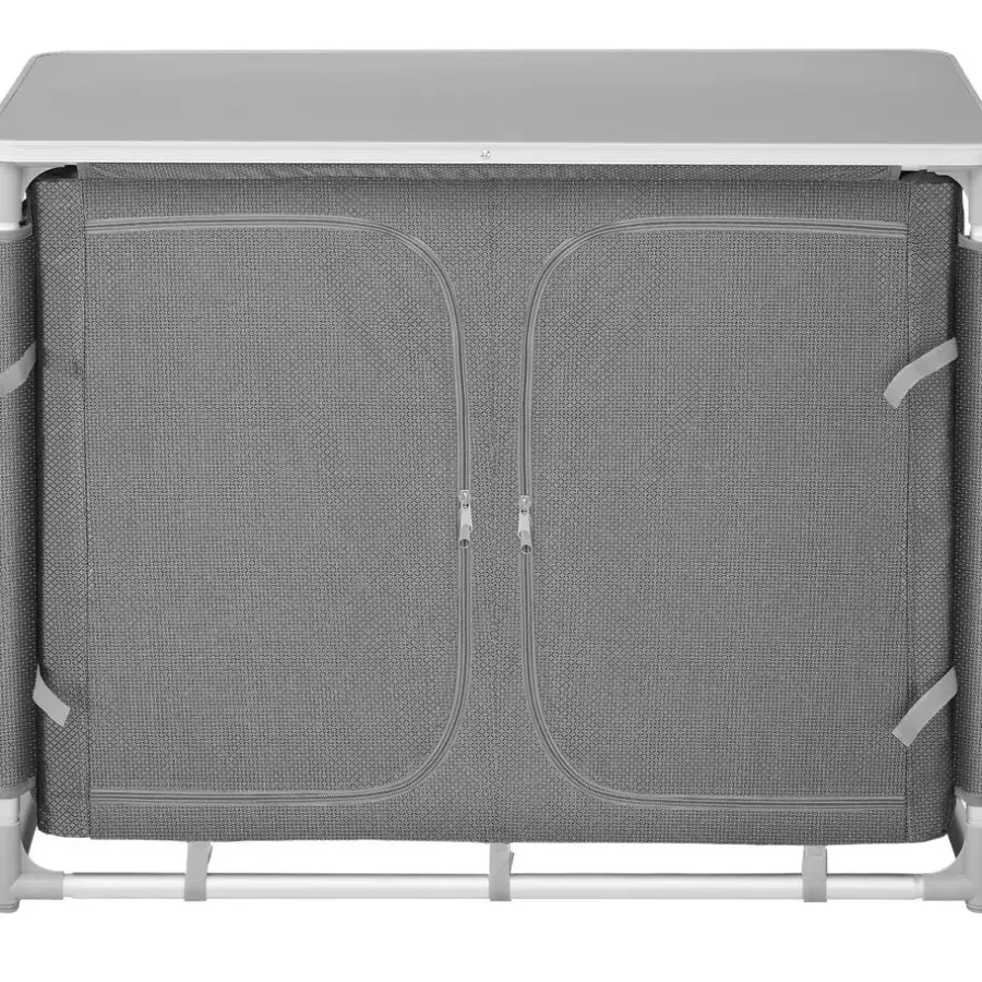Barbecues En Accessoires-tectake - Campingkeuken 97x47,5x78cm, Grijs