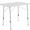 Kamperen En Outdoor-tectake - Campingtafel inklapbaar en in hoogte verstelbaar 80x60x68cm, Grijs