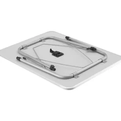 Kamperen En Outdoor-tectake - Campingtafel inklapbaar en in hoogte verstelbaar 80x60x68cm, Grijs