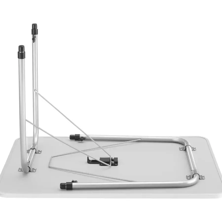 Kamperen En Outdoor-tectake - Campingtafel inklapbaar en in hoogte verstelbaar 80x60x68cm, Grijs