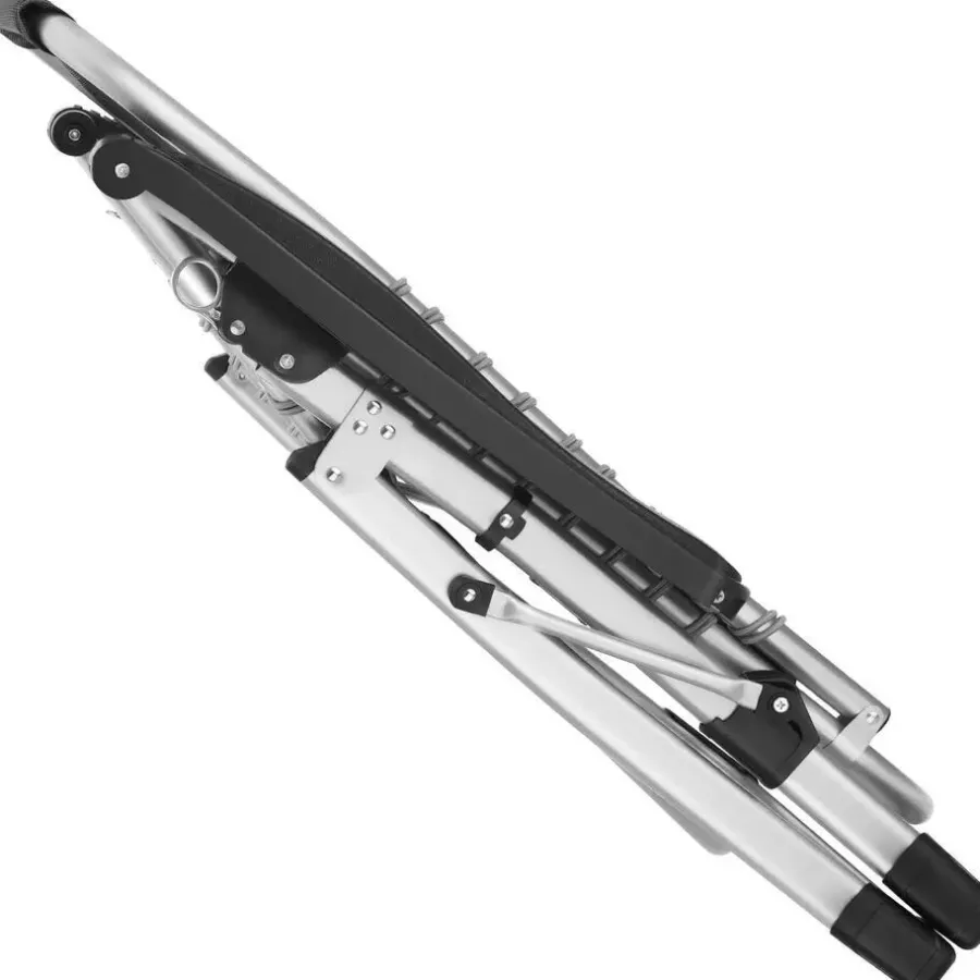 Kamperen En Outdoor-tectake - Ligbed Cloud inklapbaar, traploos verstelbaar, Lichtgrijs