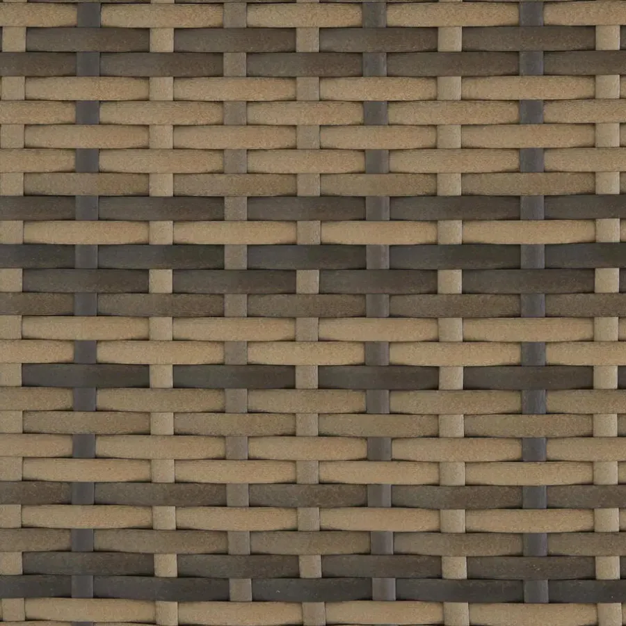 tectake - tuinset Malaga - wicker - natuurkleur